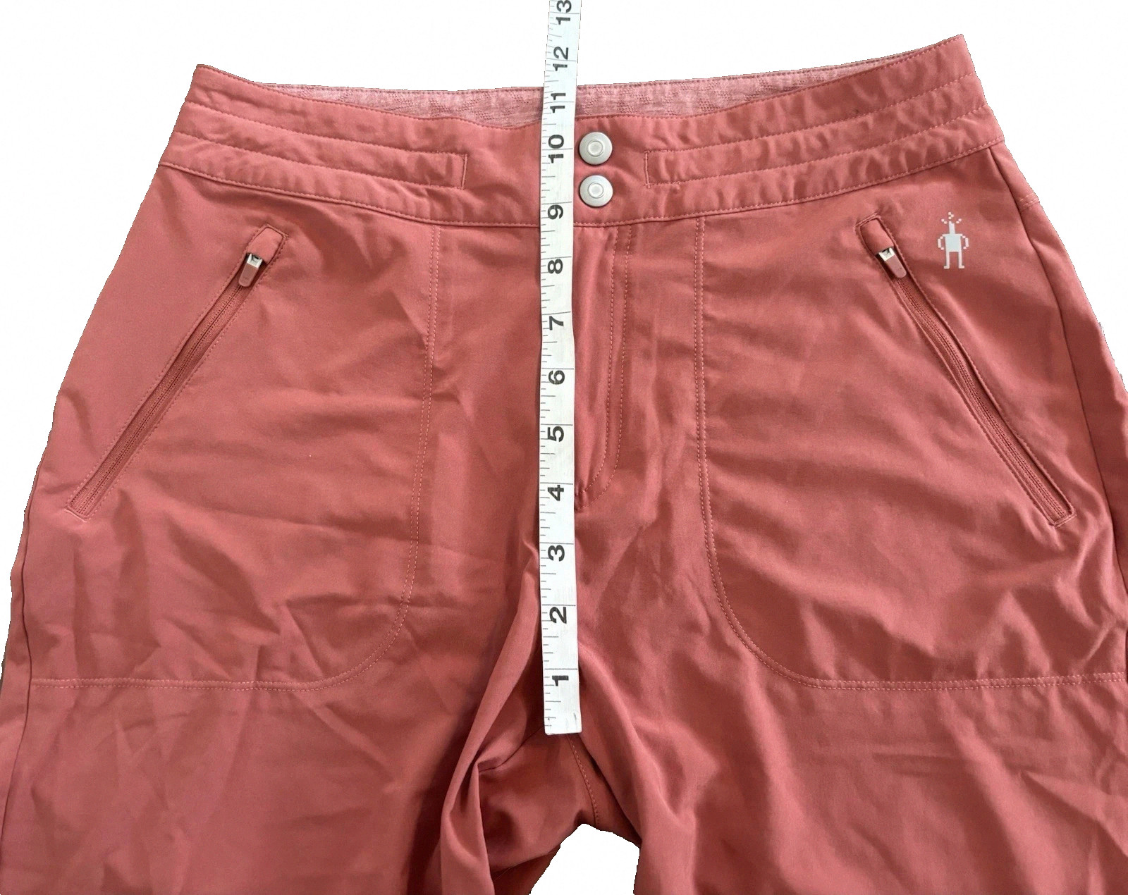 Smartwool Active Merino 8″ Shorts Pockets Stretch Hiking Terracotta Women’s S