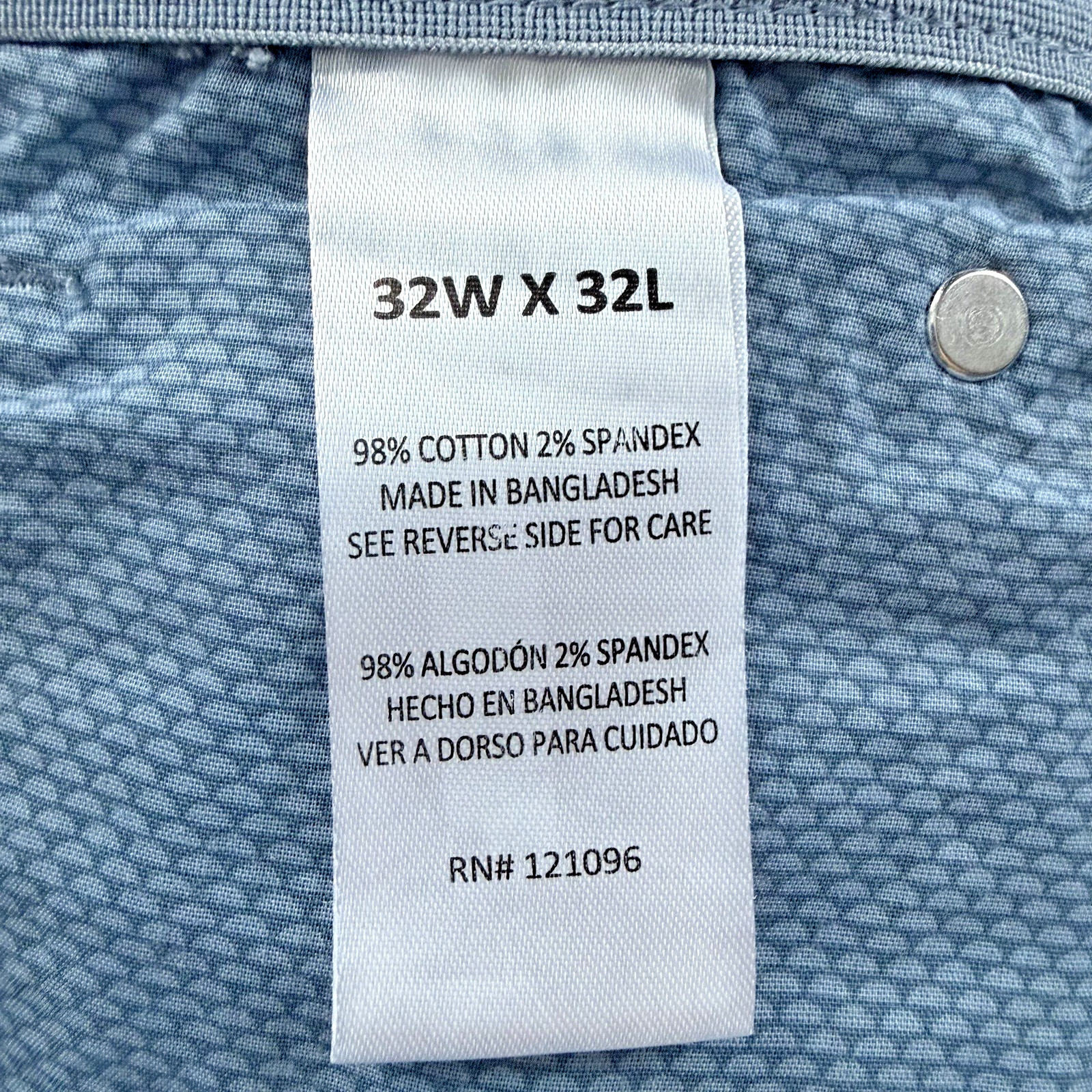 Copper & Oak NWT Men’s 32×32 Pants 5 Pocket Every Day Pant River Blue K5S817 NWT
