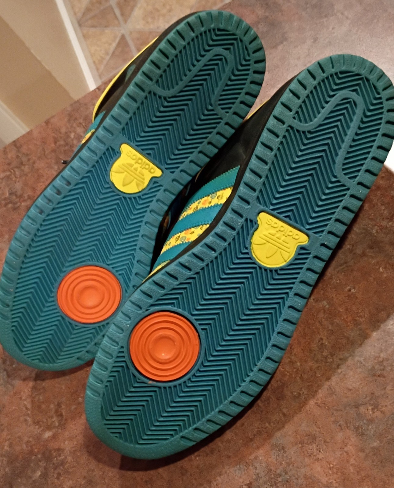 Vtg Adidas Top Ten Low Day of the Dead Size 10.5