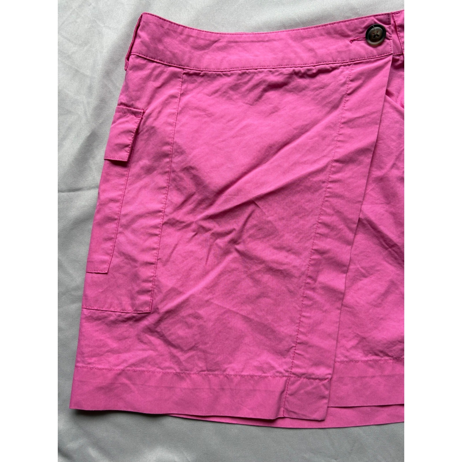 Future Collective Gabriella Karefa-Johnson Pink Cargo Wrap Mini Skirt Size 6