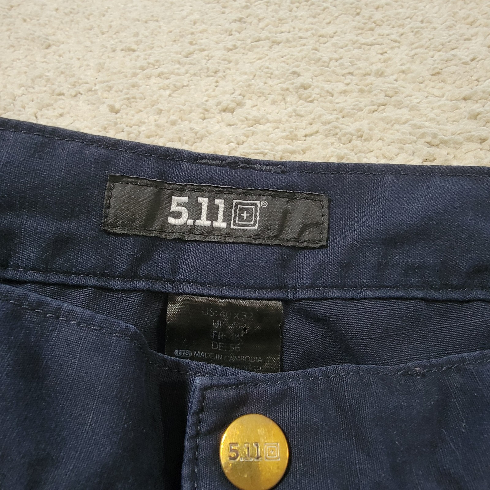 5.11 Tactical Taclite Pro Ripstop Cargo Pants Mens 40×32 74273 Blue