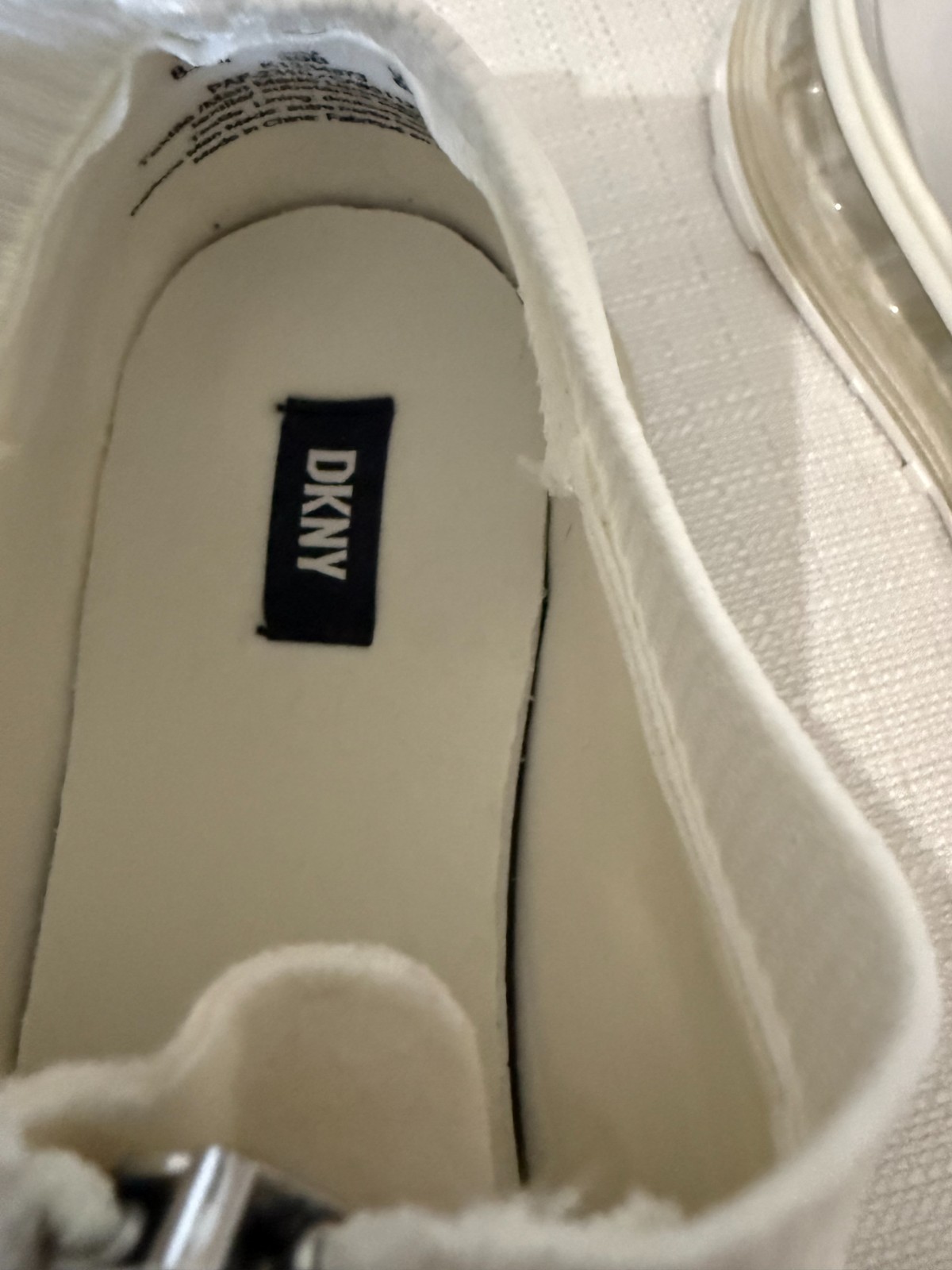 Brand New DKNY White sneakers