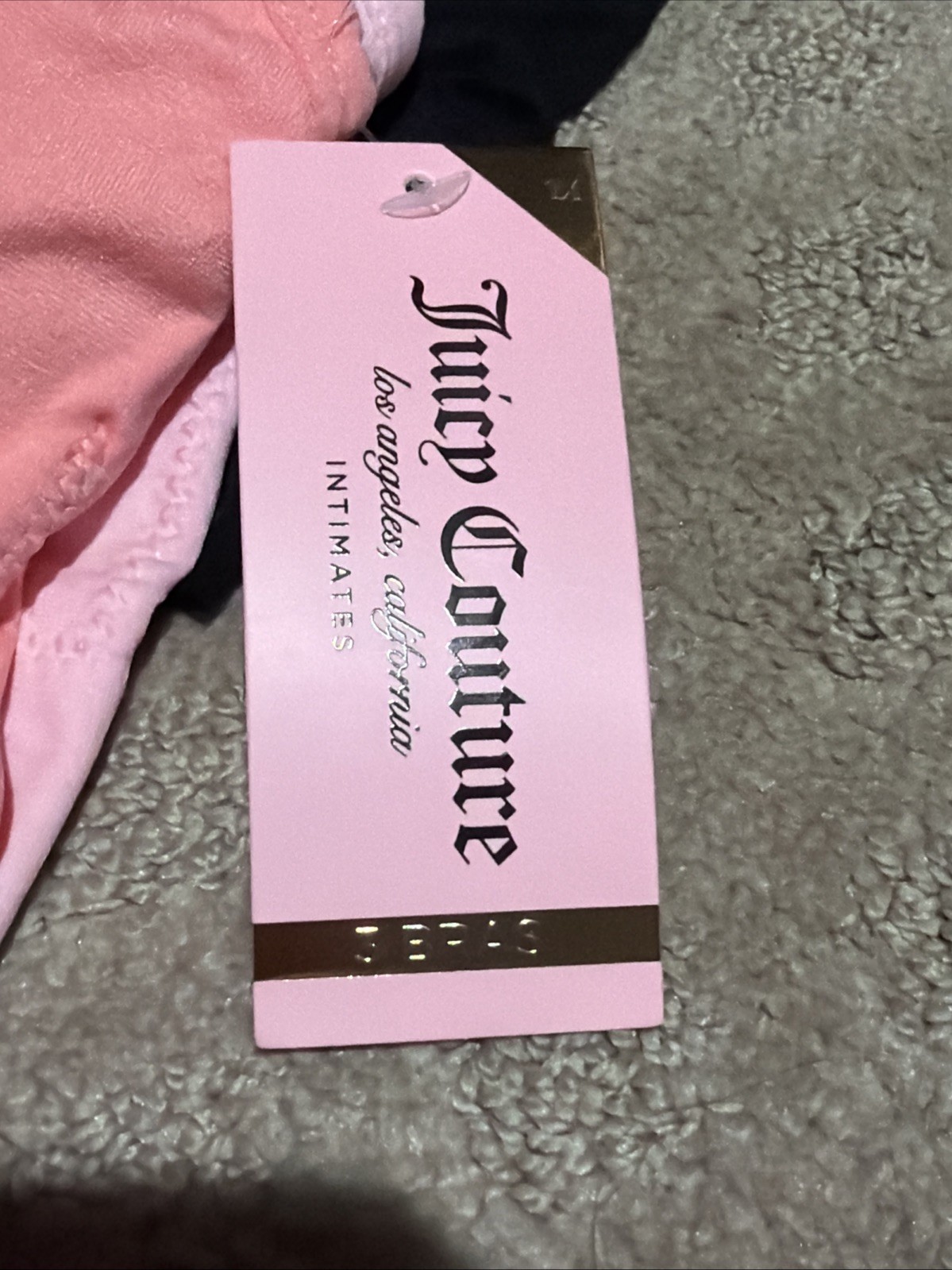 Juicy Couture Intimates 3pk Rhinestone Bra/Bralette Set. Sz 1X. NWT!