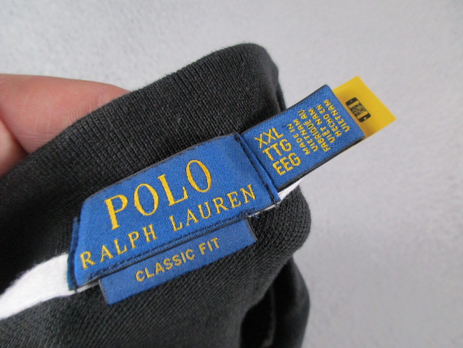 Polo Ralph Lauren Shirt Mens 2XL Black UAE United Arab Emirates Embroidered