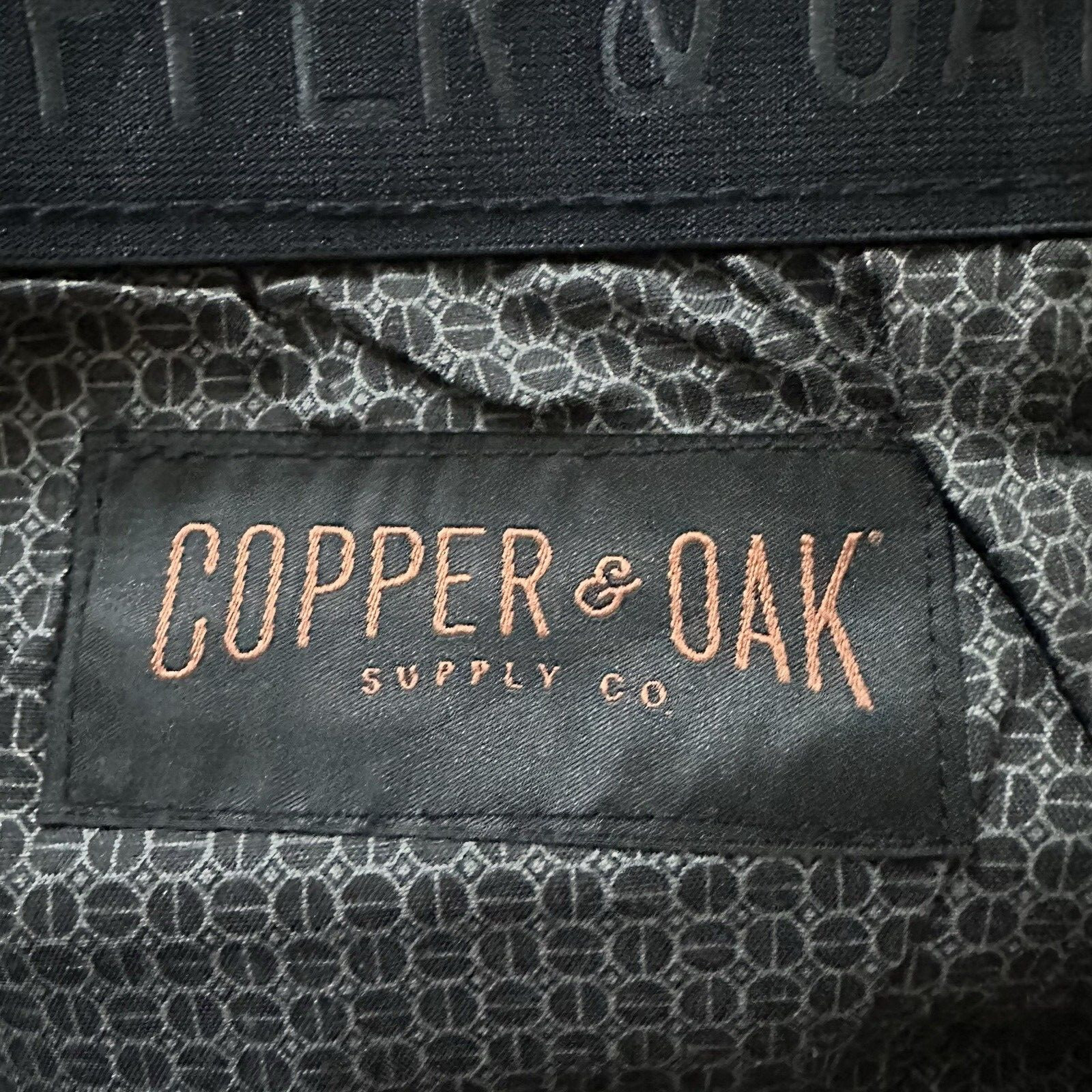 Copper & Oak NWT Men’s 36×30 Fenwick Flex-Comfort 5-Pocket Pants Black NWT $65