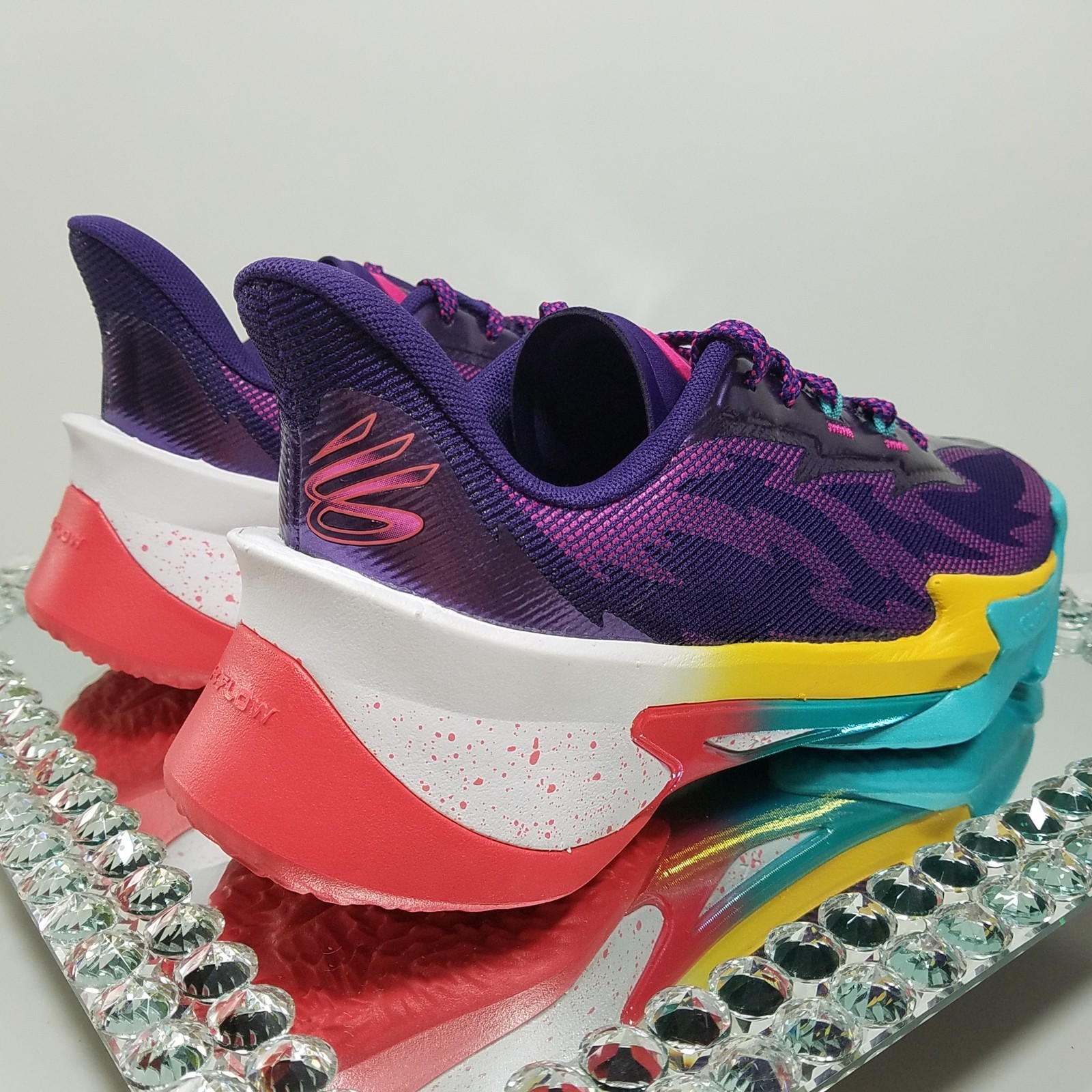 Under Armour Curry Series 7 “Curry World Tour” 3027983-500 Size M 9 / W 10.5