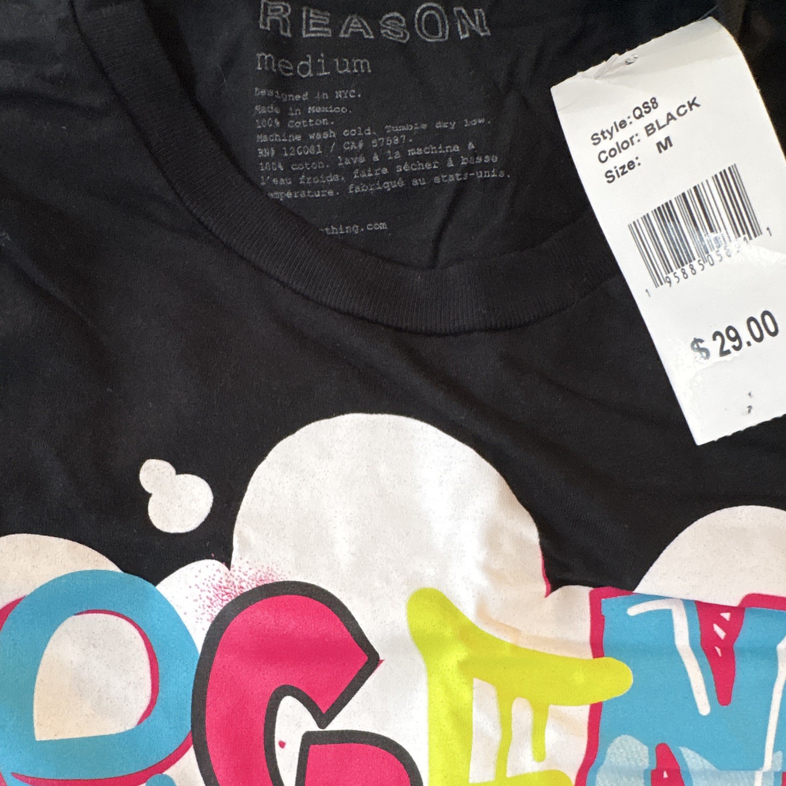 Reason Shirt Men’s Medium New