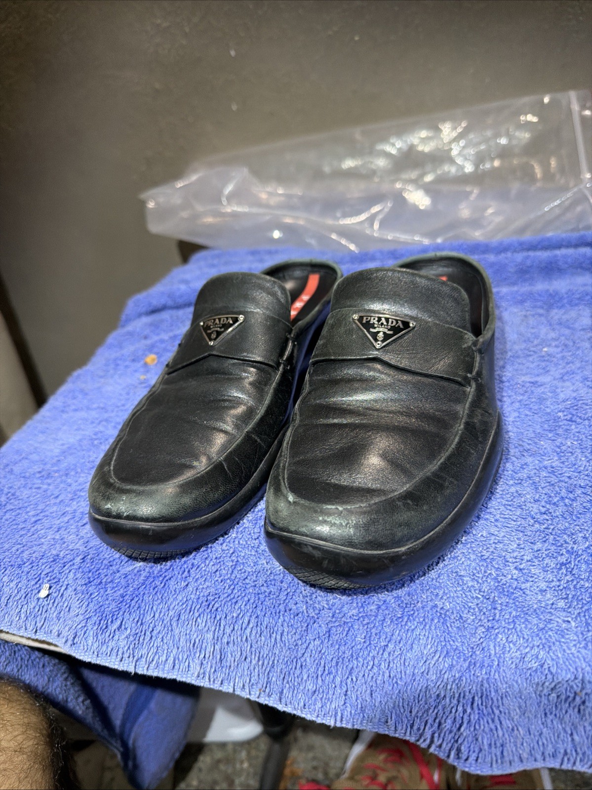 Women’s Black Prada Loafer US 6.5. EU size 37 See photos. Linea Rossa 3122