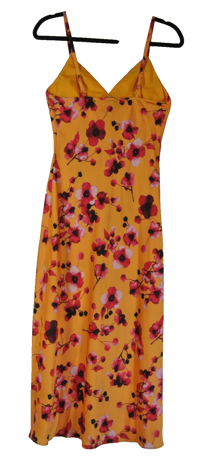 New, Hutch Anthropologie Liddy Multi Mustard Floral Slip Dress Size S #MD1384
