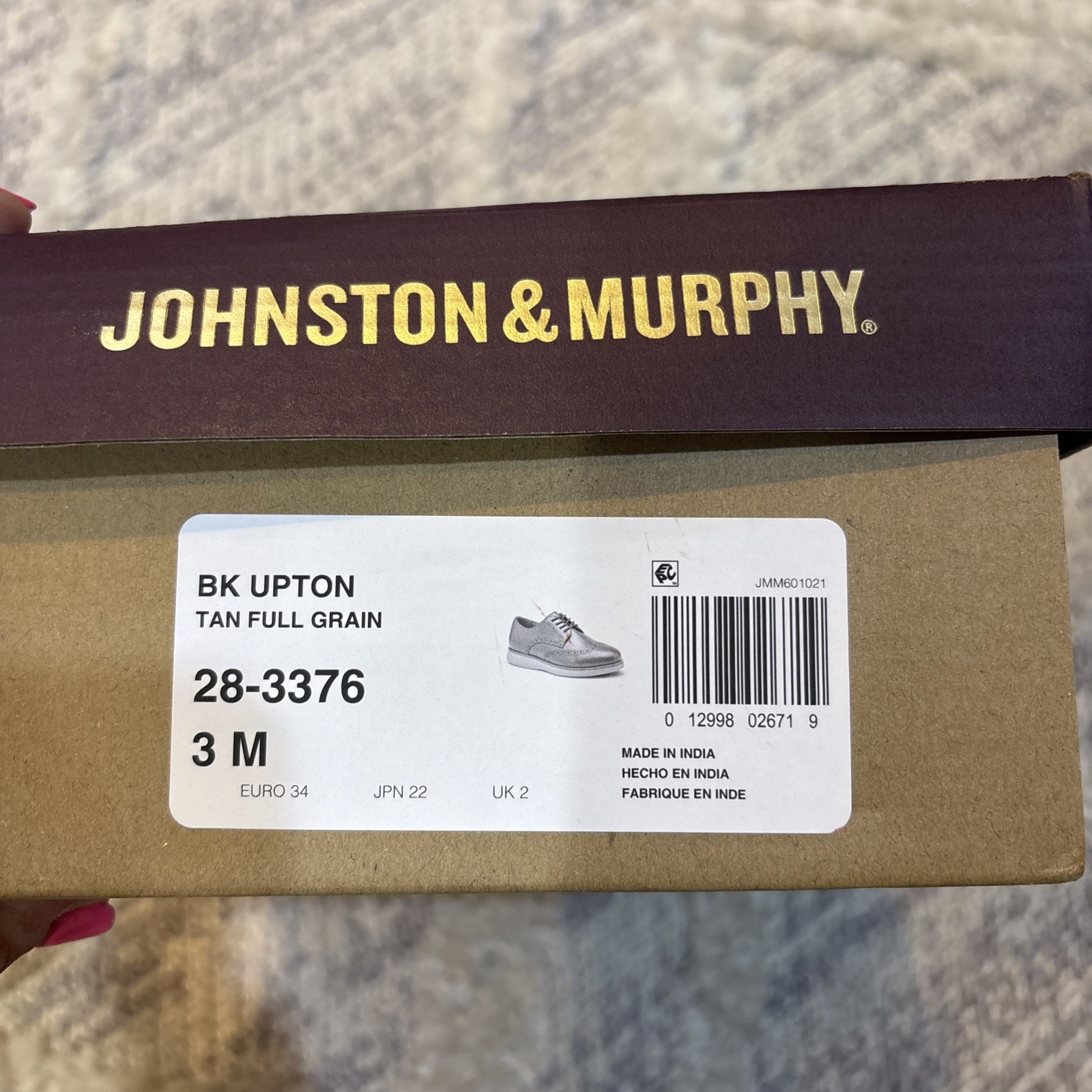 johnston murphy shoes 3M Big kids