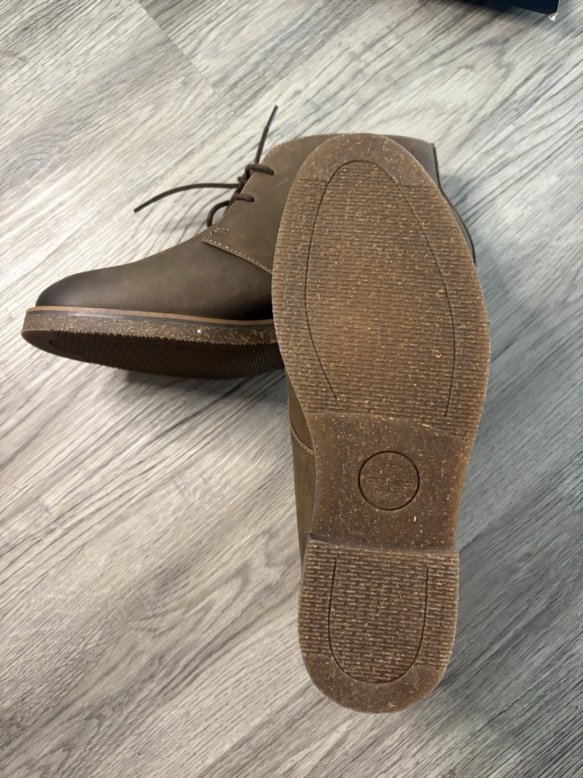 Dockers Nigel Leather Chukka Boots Mens 10 Brown Business Casual Comfort NEW