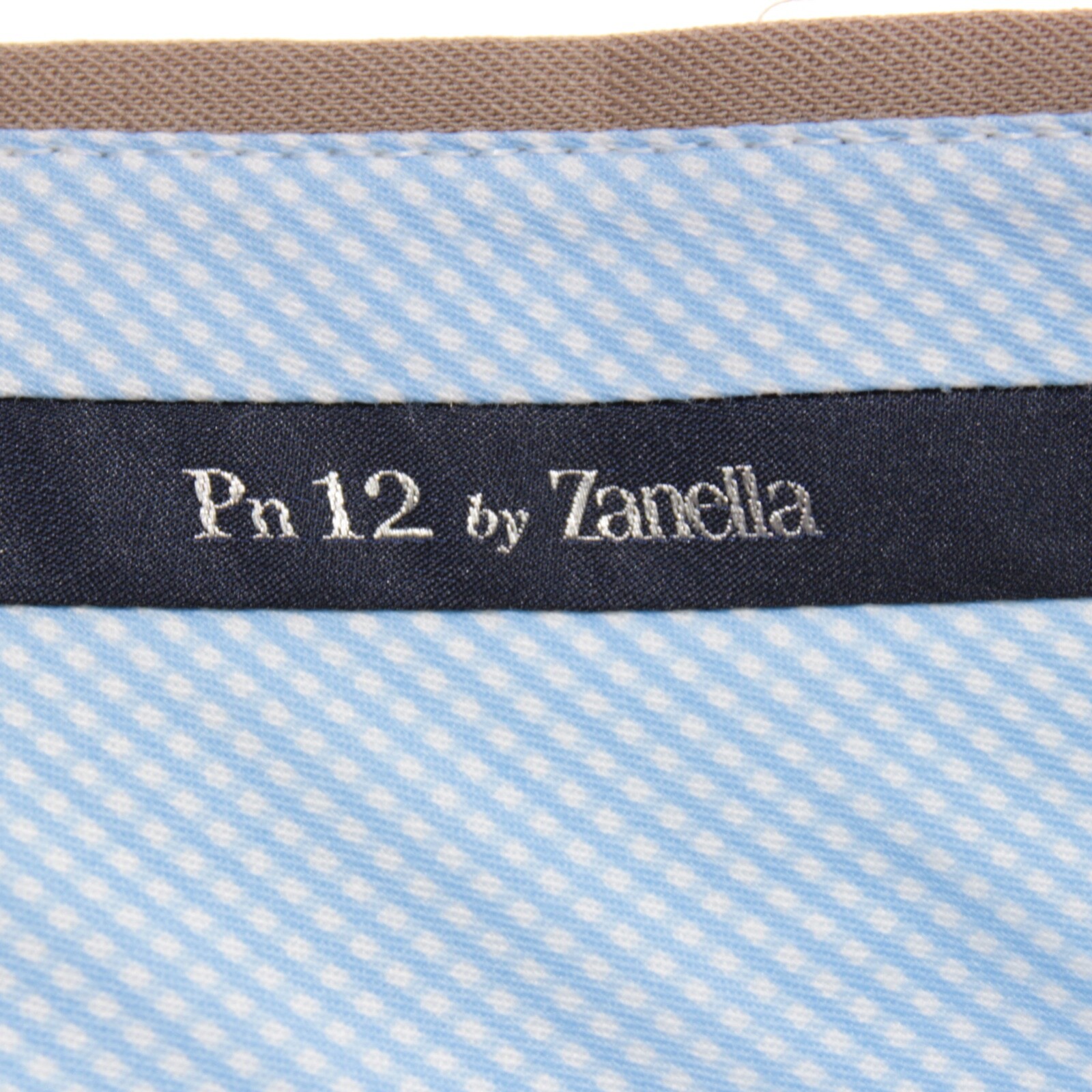 Zanella NWT Dress Pants Size 35 US Pn12 In Solid Beige Wool Blend