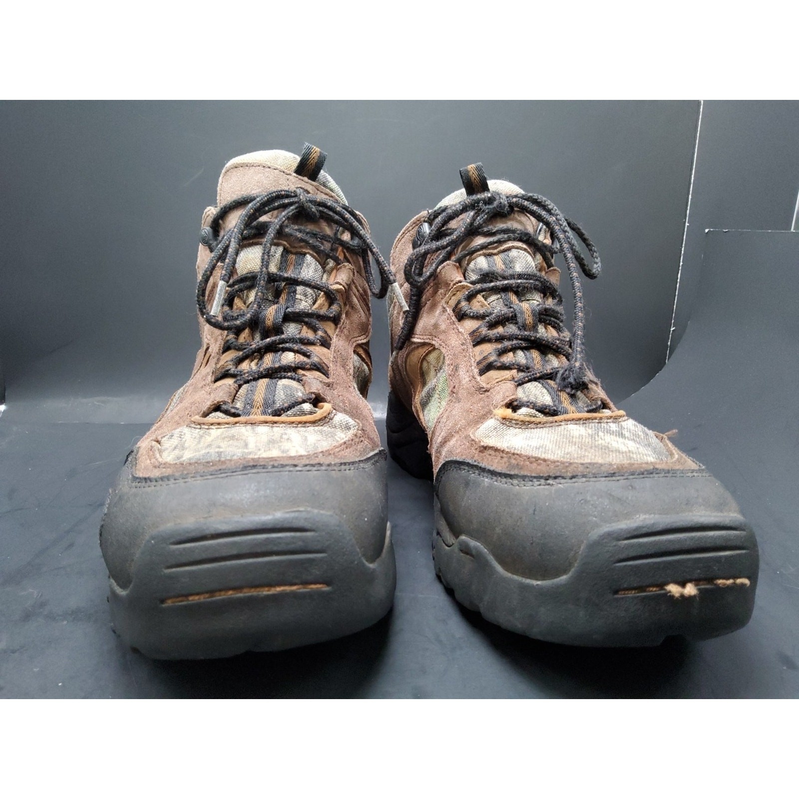 Danner 4.5 Inch Waterproof Camo Hiking Boots Men’s sz 14 Brown
