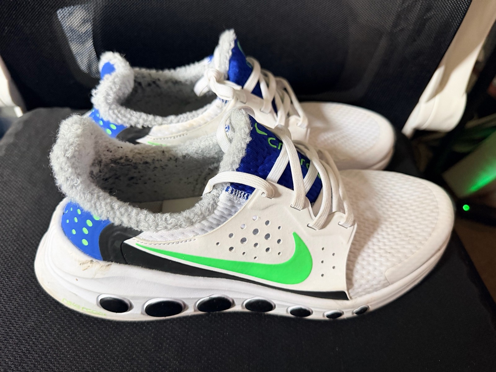 Nike Cruzrone Scream Green White Royal Blue Men Shoes CD7307-100