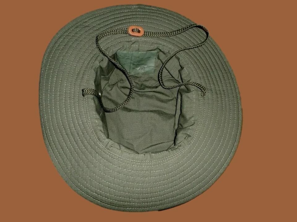OD GREEN VIETNAM MILITARY TYPE II JUNGLE BOONIE HAT REPRODUCTION X-LARGE 7 3/4