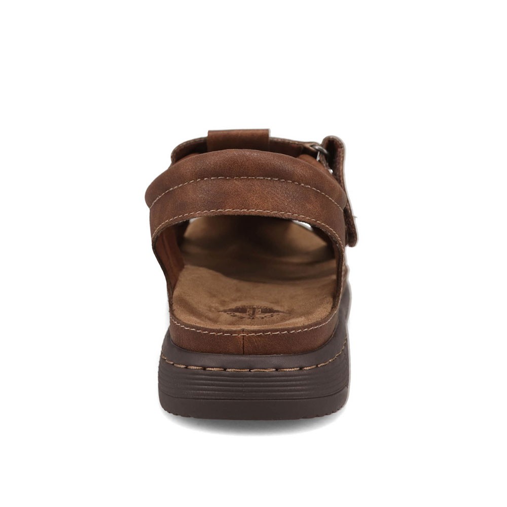 Dockers Mens Sarasota Tumbled Full Grain Moc Toe Sandal