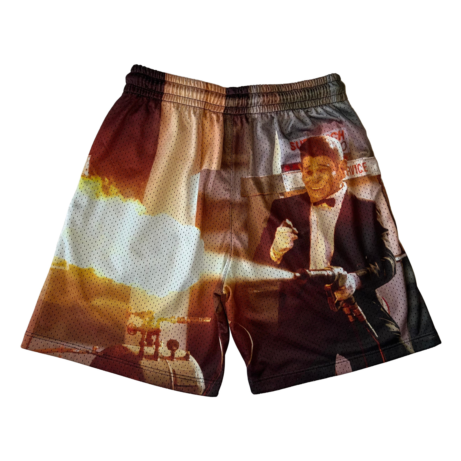 Rucking Fotten – Point Break (1991) AOP Mesh Shorts – Small – Keanu Reeves