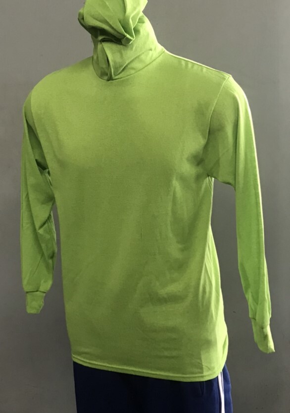 MEN HOODED T SHIRT LIGHT WEIGHT OUT DOOR WORK HOODIE LONG SLEEVE ACTIVE T-SHIRT