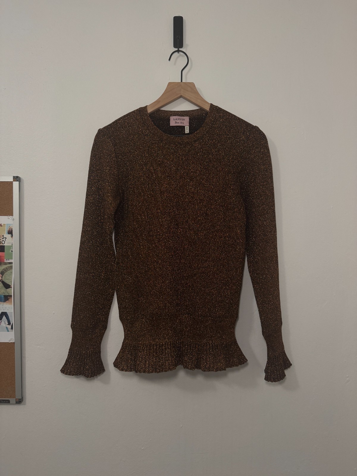 Lanvin 2016 Bronze knit