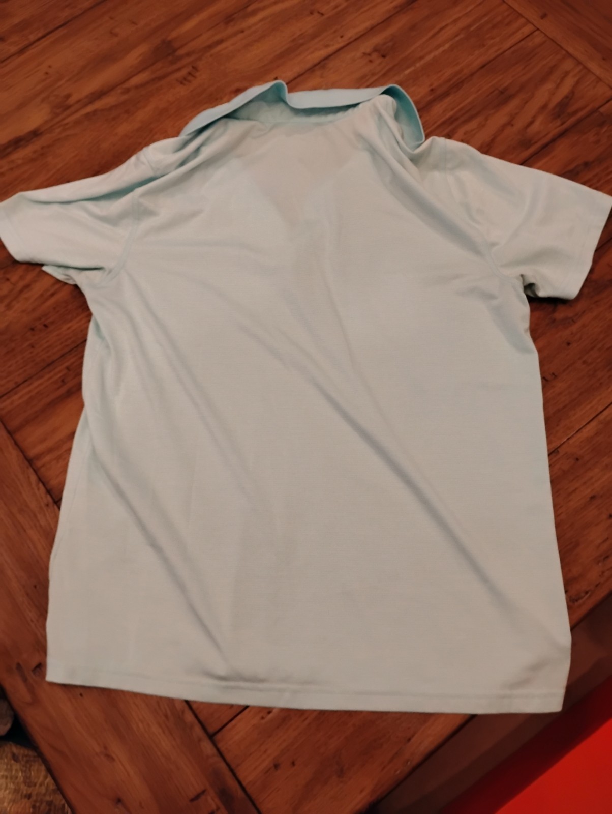 Apt.9 polo shirt size M men blue all cotton made in Sri Lanka –