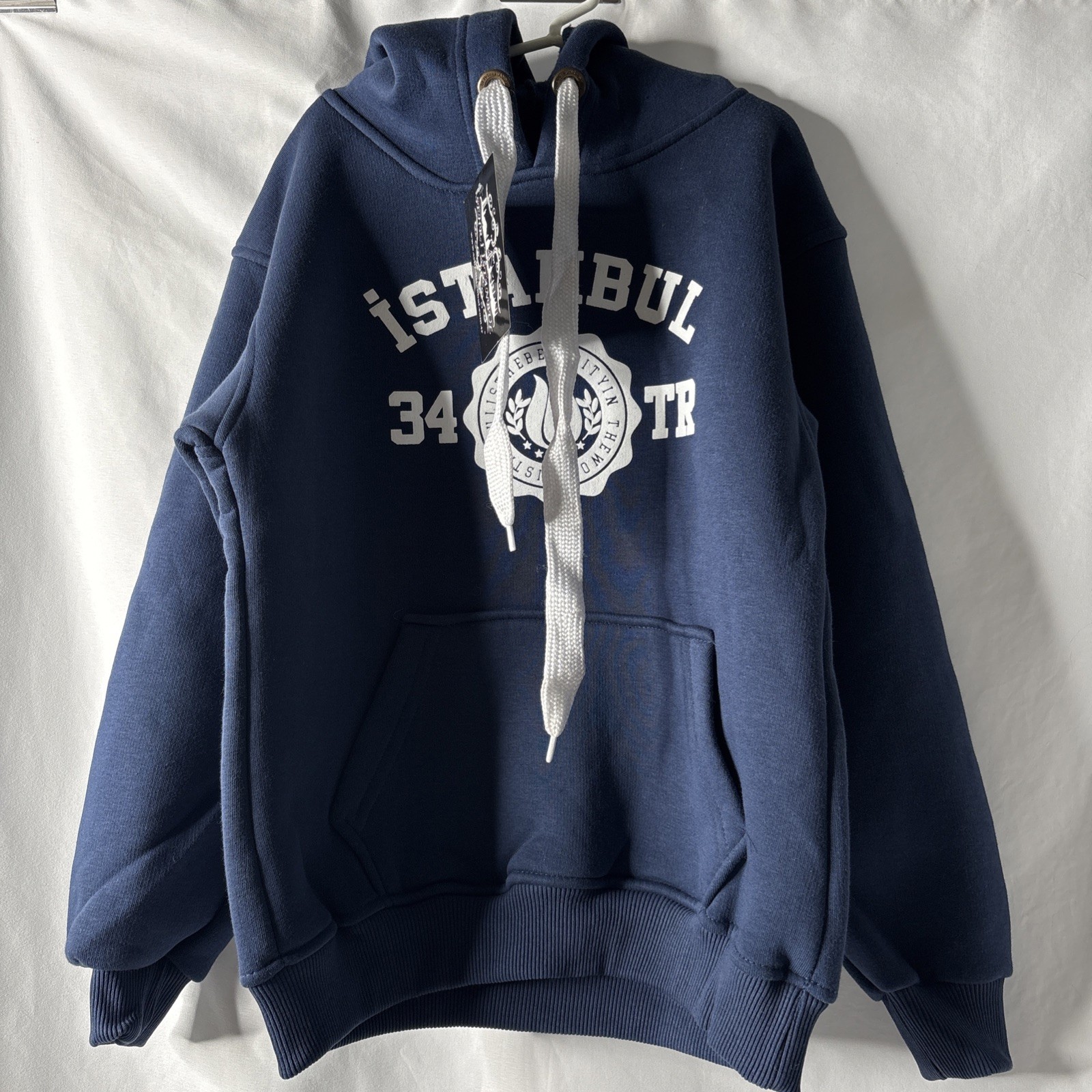 Istanbul Turkey Turkiye Youth 9/10 Navy Blue Hoodie Sweatshirt NEW