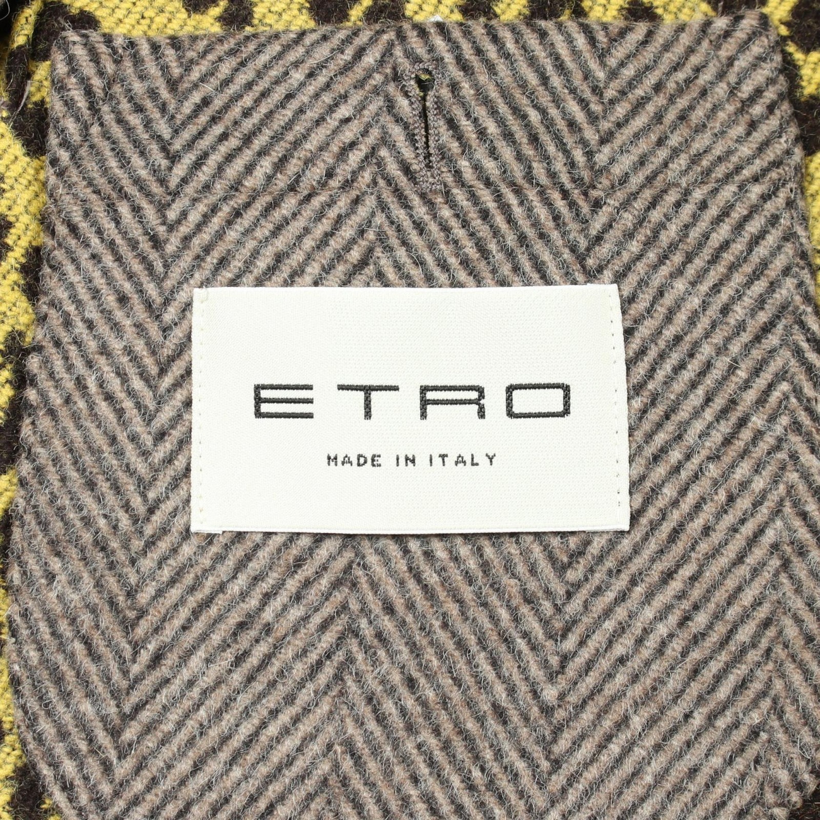 ETRO Herringbone Wool Silk Alpaca Coat – DUTY FREE