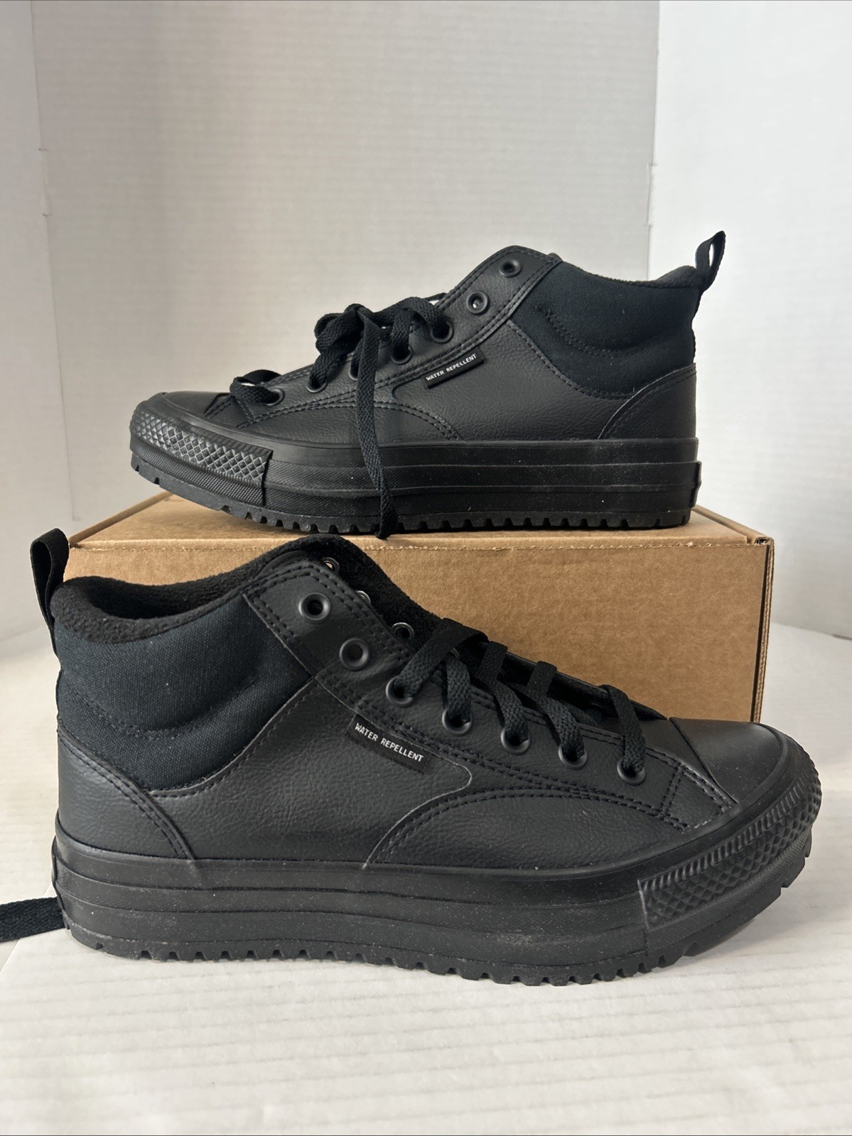 Converse Chuck Taylor All Star Malden Street Boots Mid Mens Black Waterproof
