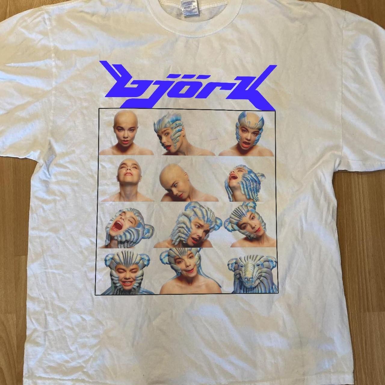 Bjork Singer Poster Gift For fan Cotton Unisex All size Shirt AC745