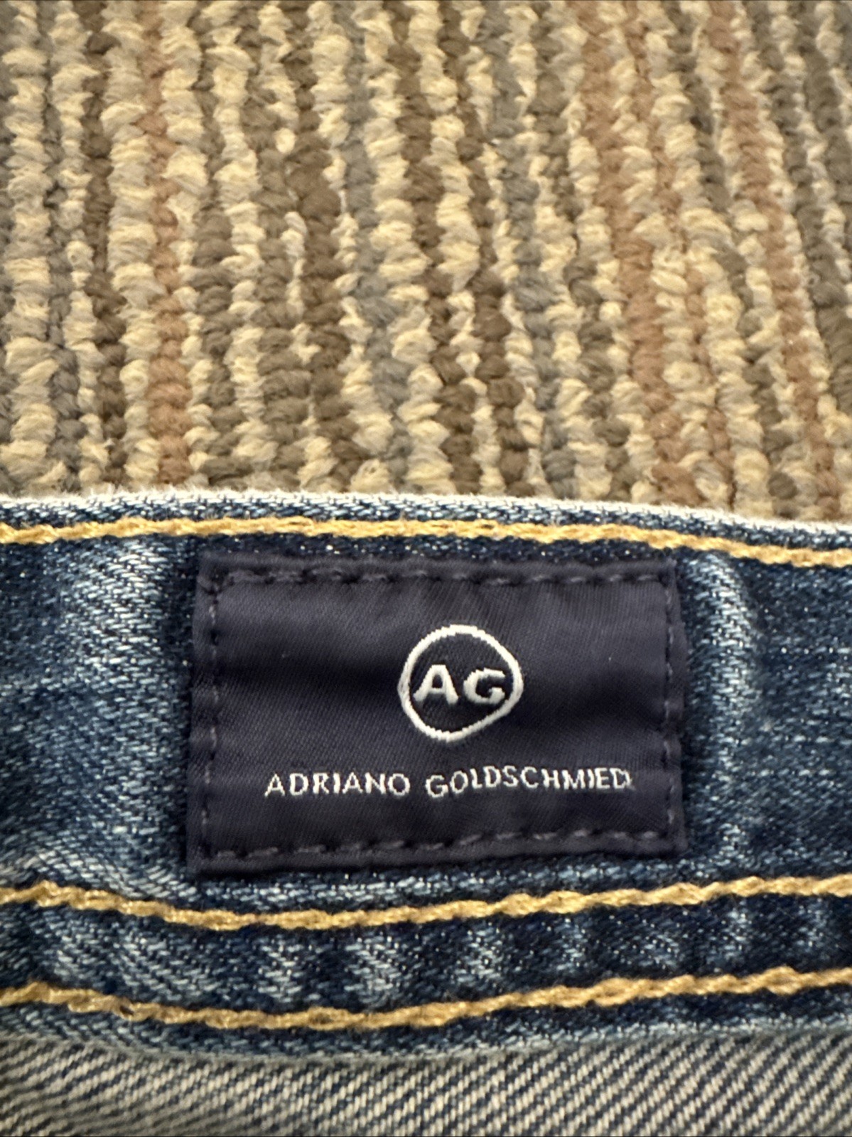 Adriano Goldschmied Men’s Jeans 34×34 Blue, Modern Slim