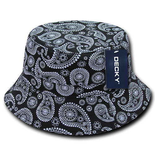 Decky Unisex Relaxed Paisley Buckets – 459