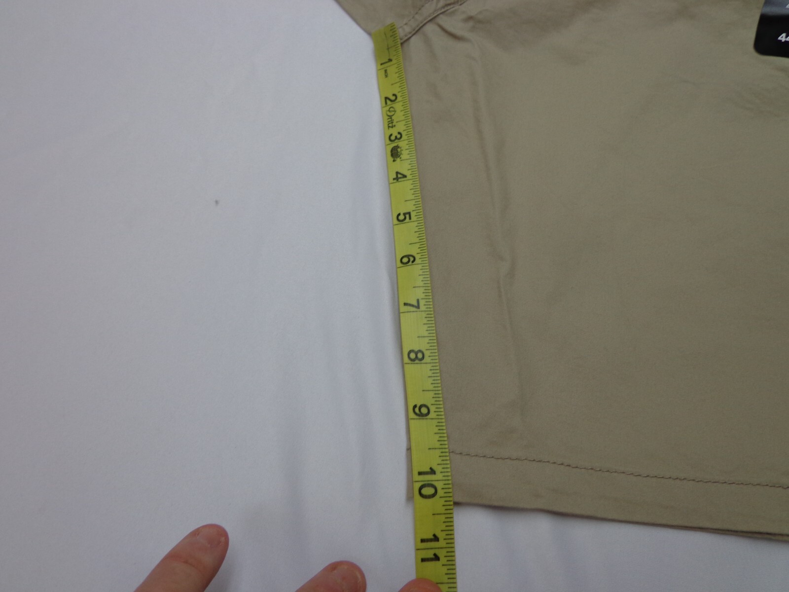 Iron Co Stretch Cargo Shorts Regular Fit Cotton Blend Vintage Wheat Size 44