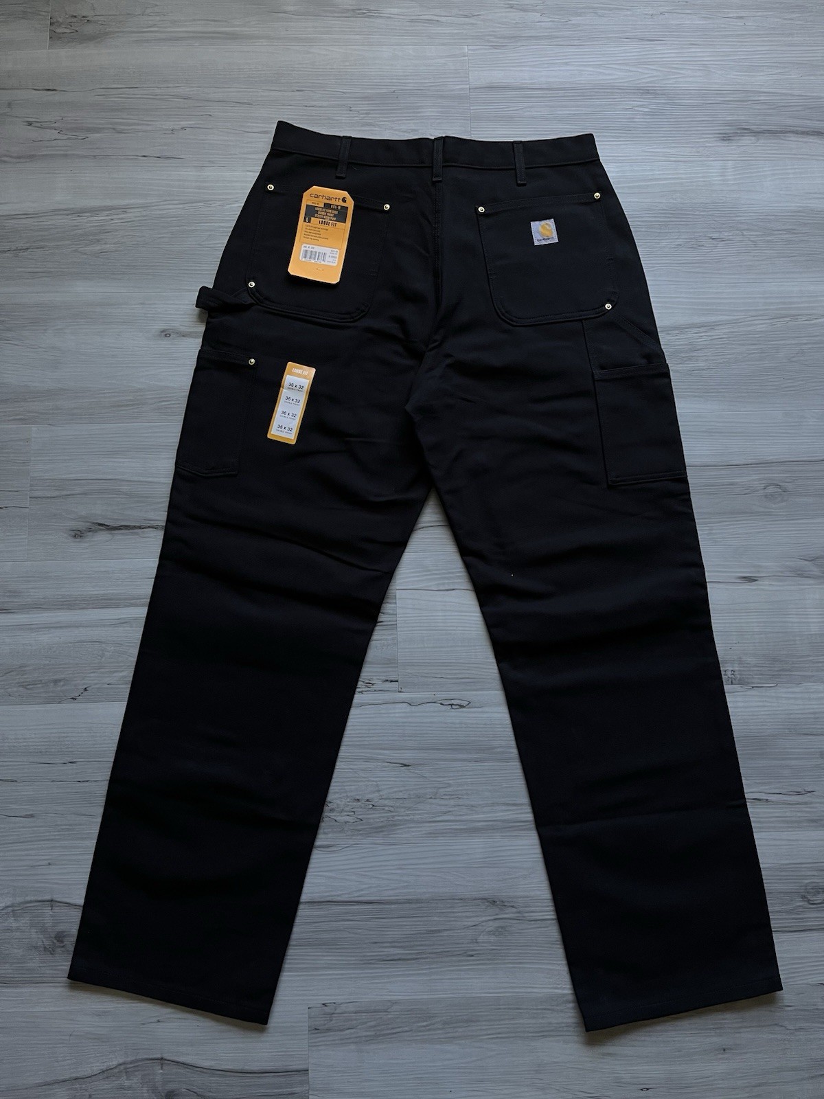 Carhartt B01 BLK Double Knee Carpenter Pants 2022 DEADSTOCK – 36×32 Made In USA