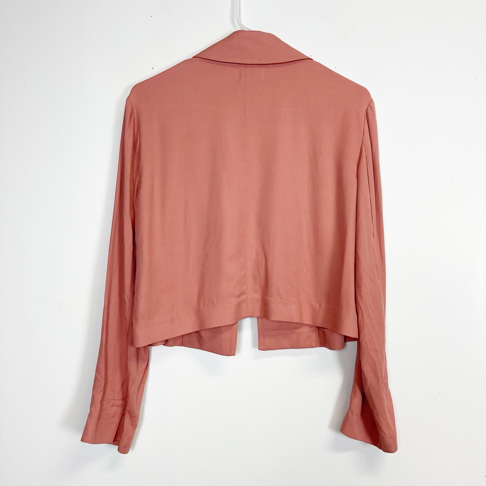 Melrose & Market Blazer Womens Medium Pink Open Front Jacket NWOT NEW