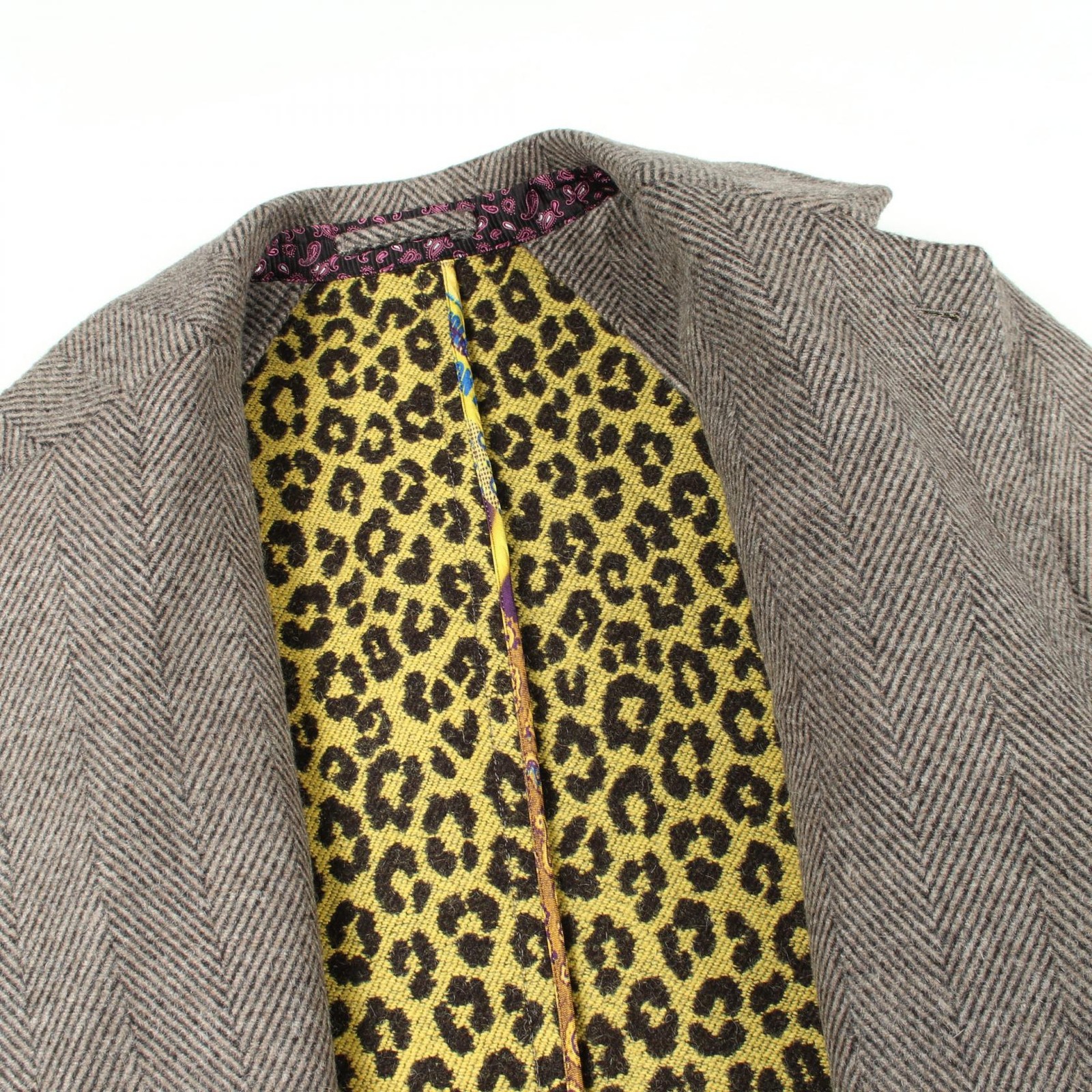 ETRO Herringbone Wool Silk Alpaca Coat – DUTY FREE