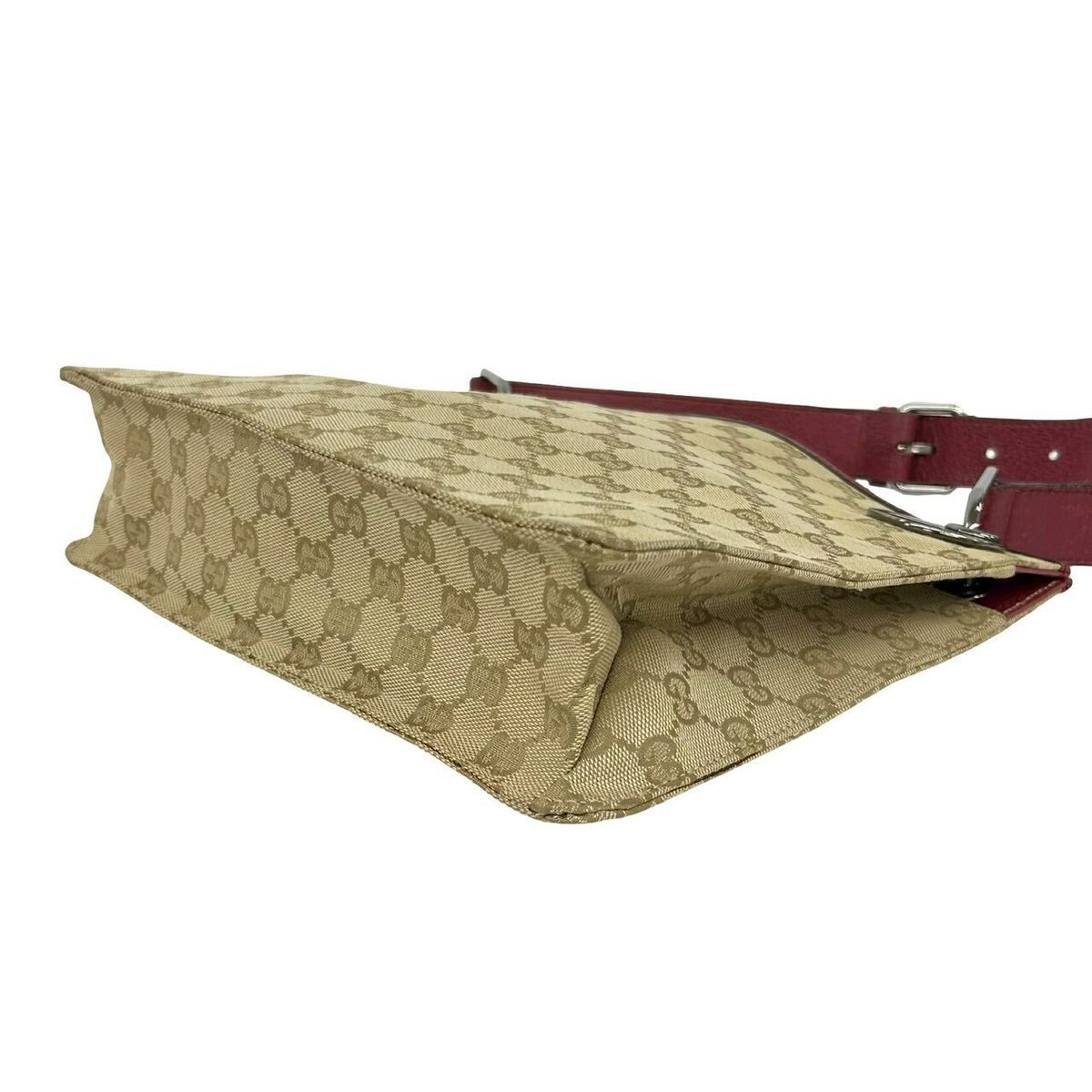Gucci GG Monogram Canvas Leather Shoulder Bag Pochette Color Unspecified Used