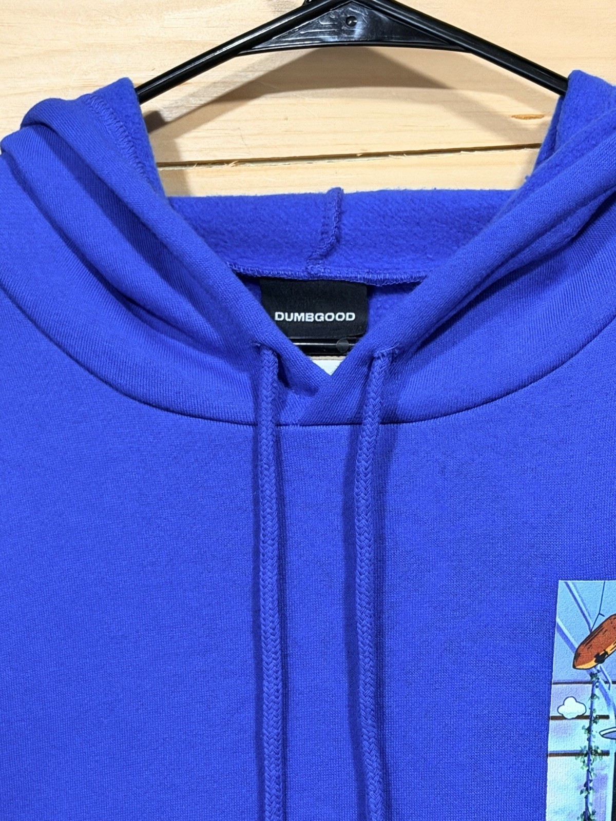 Cowboy Bebop Hoodie Faye Valentine Blue Anime Mens M Dumbgood Sexy Bounty Space