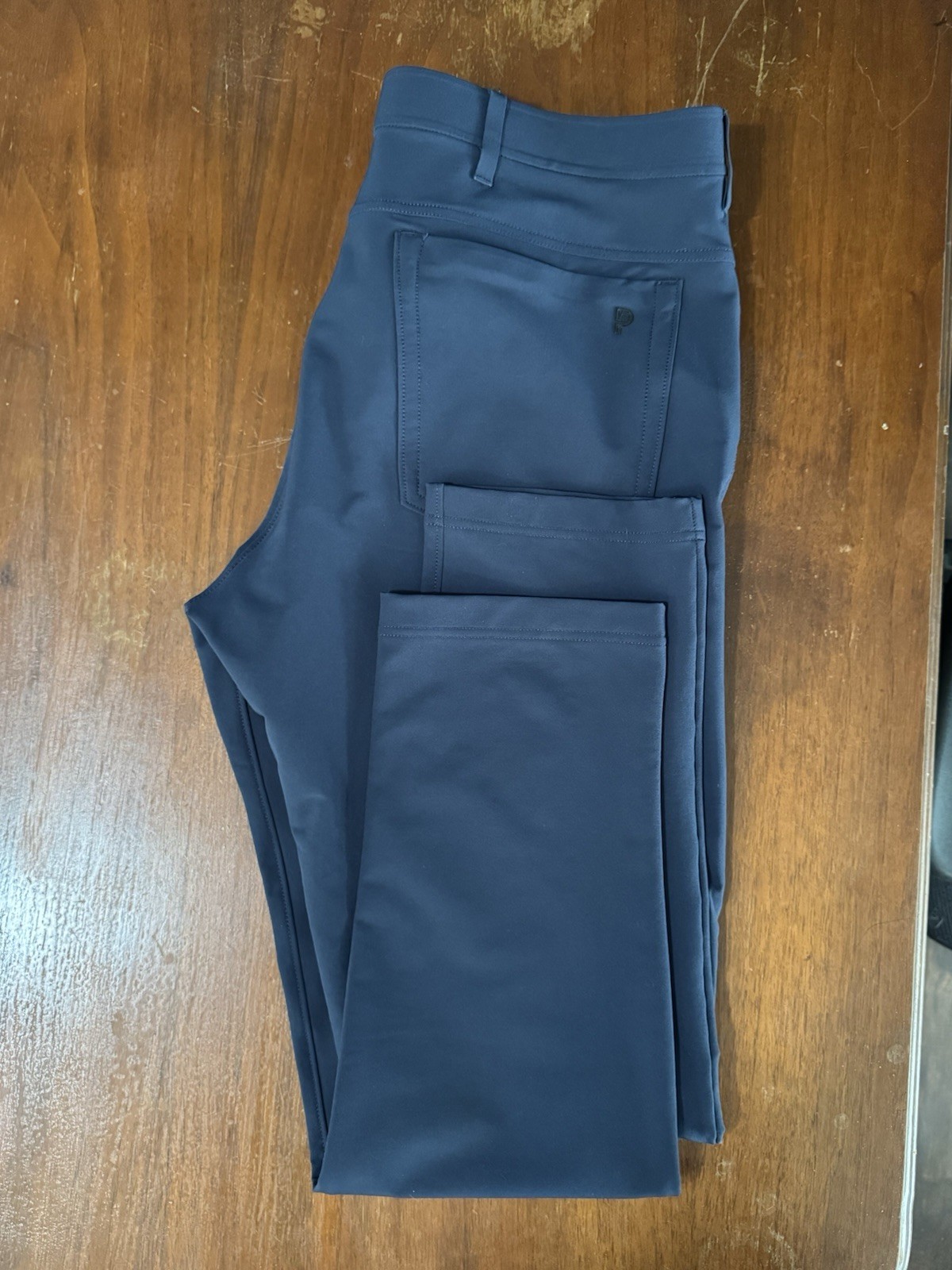 Public Rec Men’s Dealmaker 5-Pocket Pants – Navy Blue (Size 36×32)