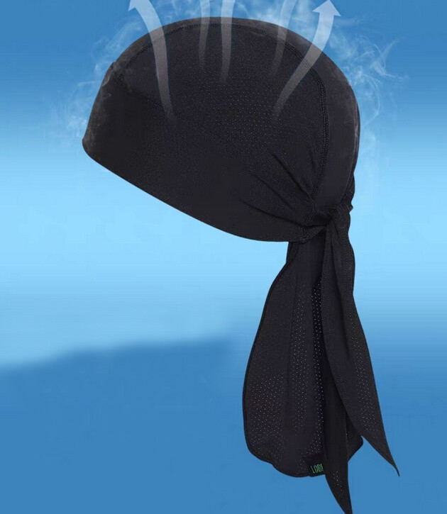 Sweat Wicking Doo Rag Cooling Dew Rag Helmet Liner Head Wrap Bandana Skull Caps