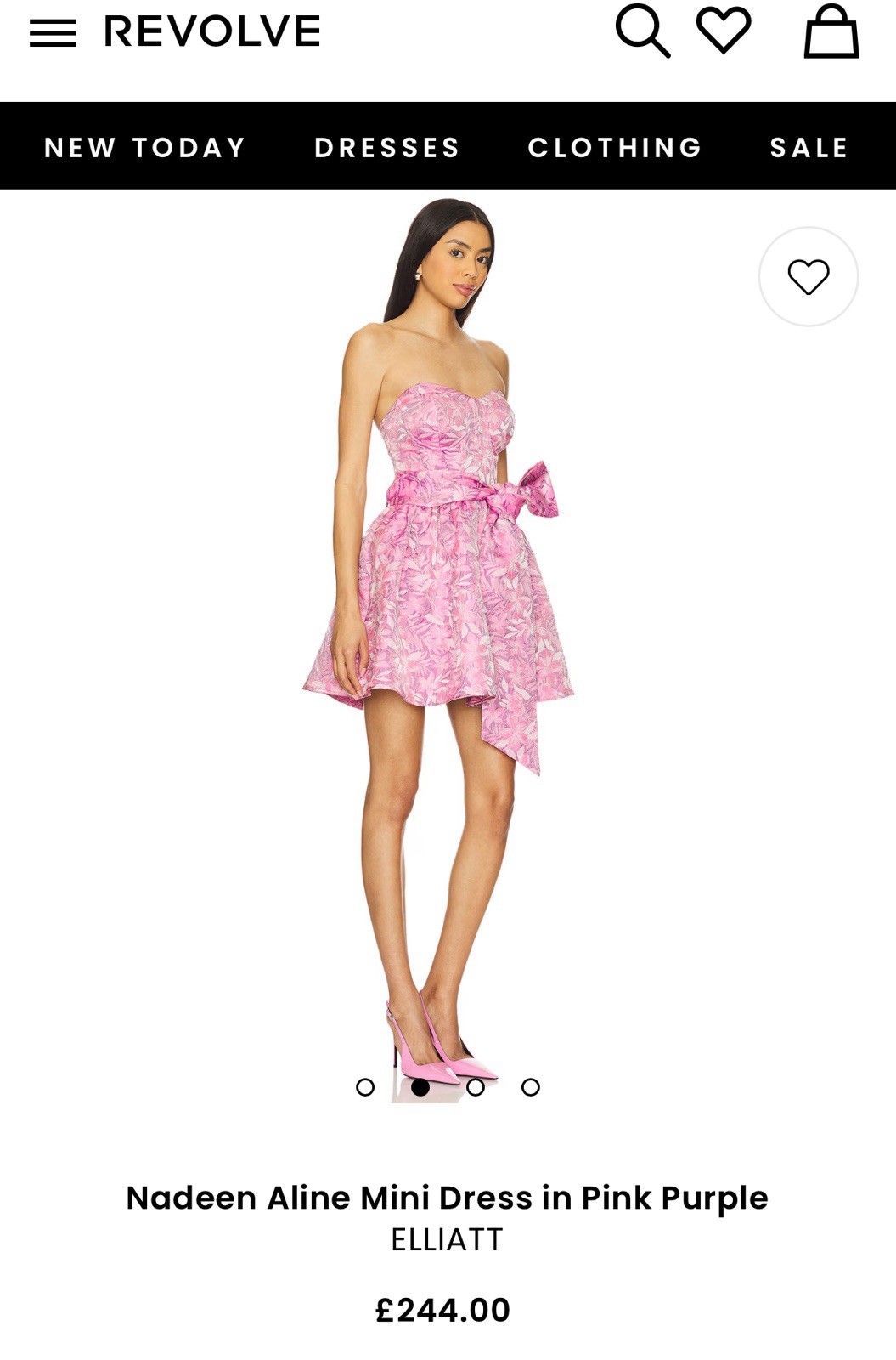 Revolve Elliatt Nadeem A Line Mini Dress Size S