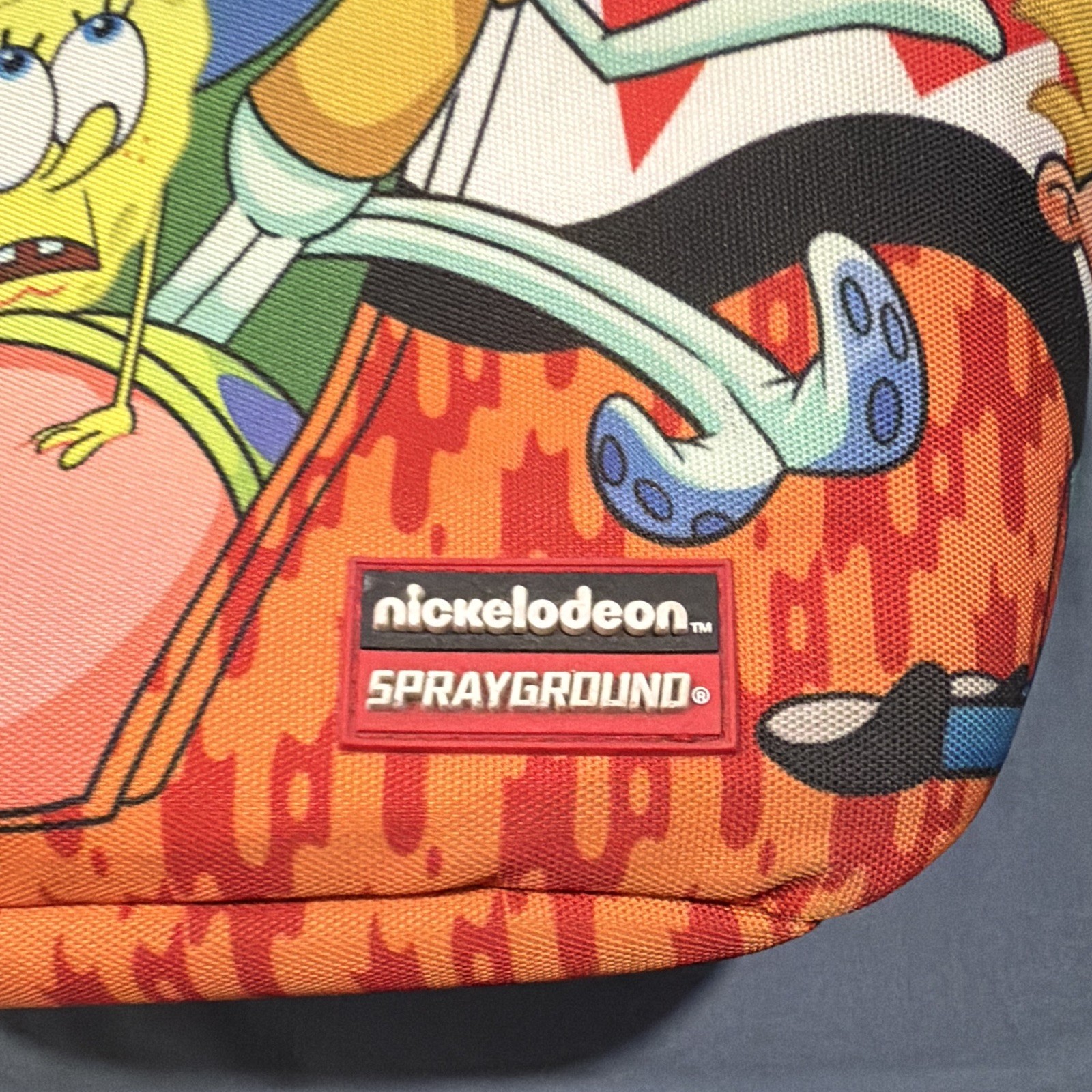 Sprayground Nickelodeon Mini Backpack Graphic Print Zip Polyester Multicolor