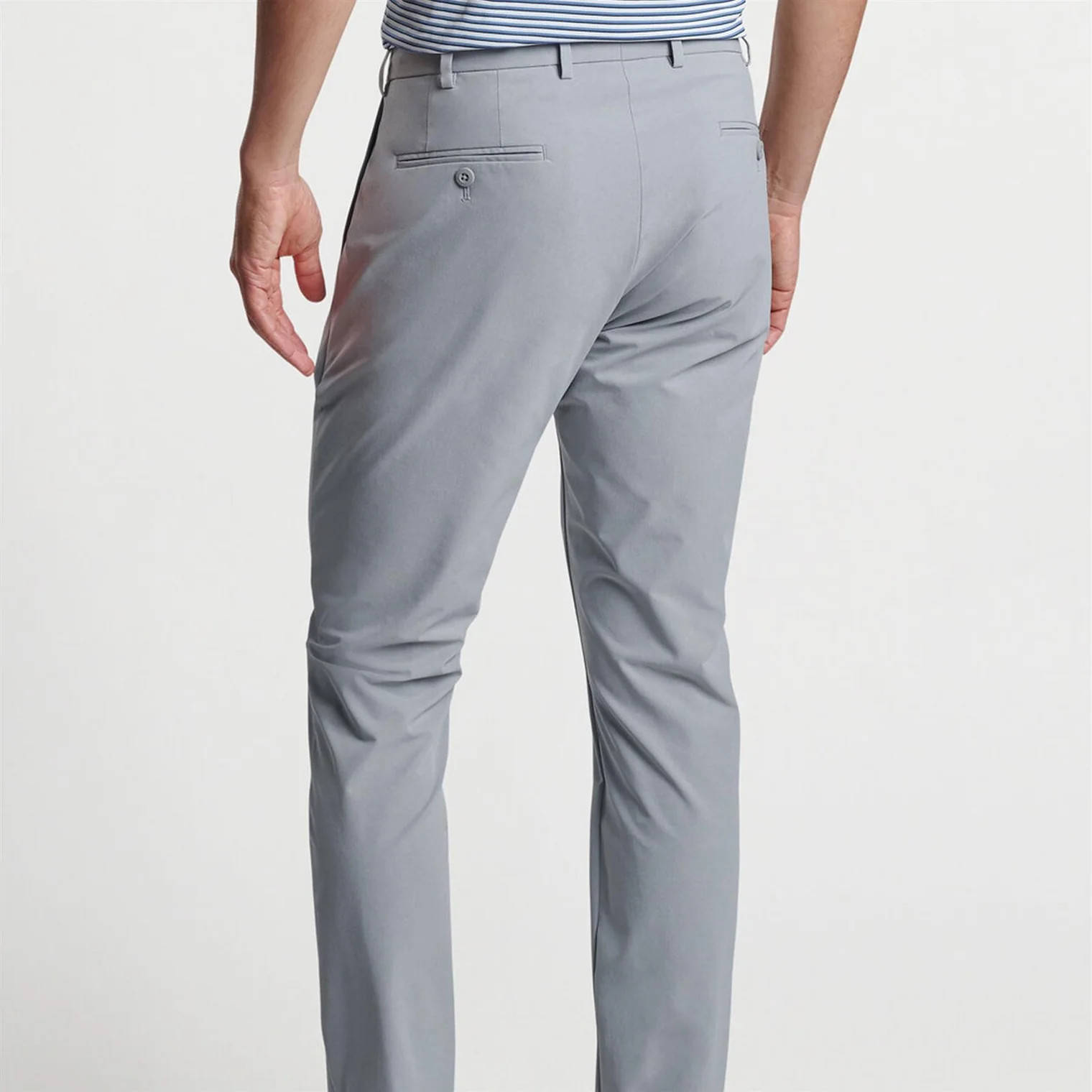 New Men’s Peter Millar Surge Performance Trouser Pants Navy Grey ME0XB00FB NWT