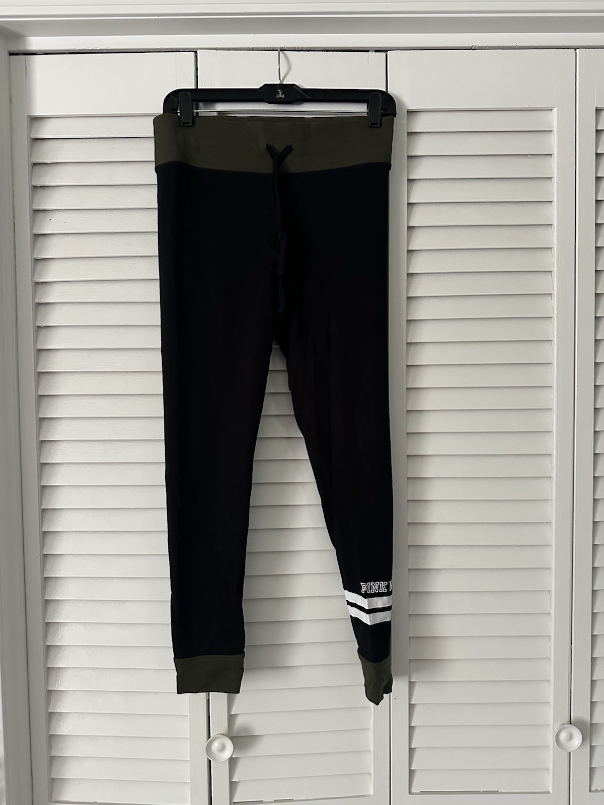 Pink Black & Olive Green Performance Joggers size medium
