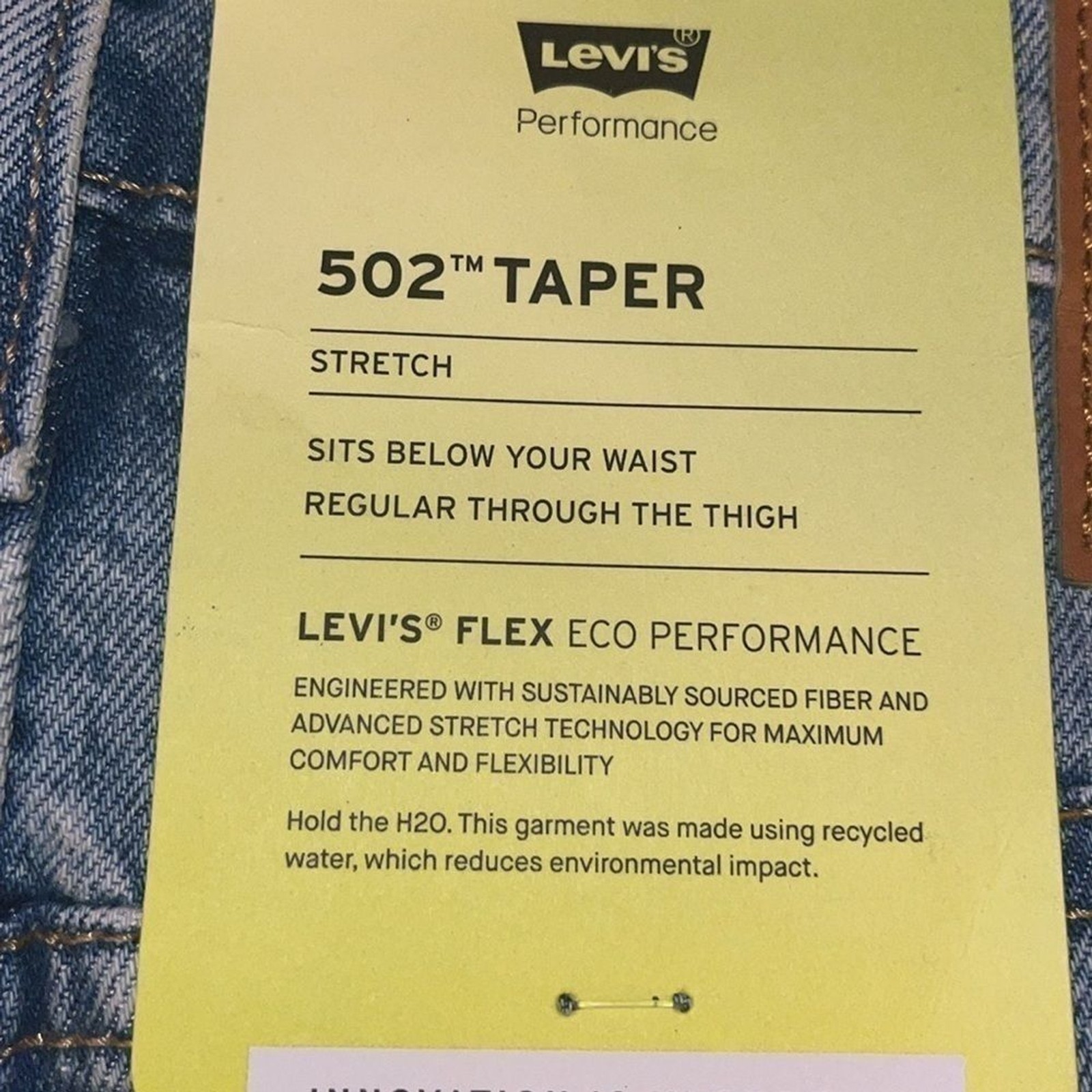 Levi’s® Premium br 502™ TAPER FIT MEN’S JEANS br Size 33X34 NWT