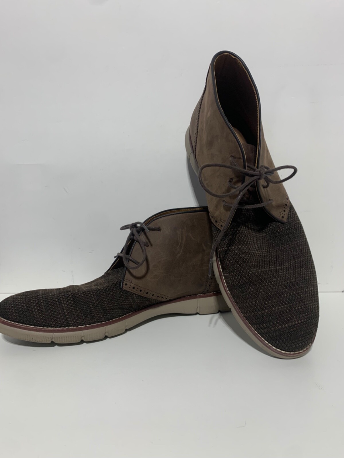 Johnston and Murphy Mens Size 12 M Holden Brown Chukka Boots 20-4910