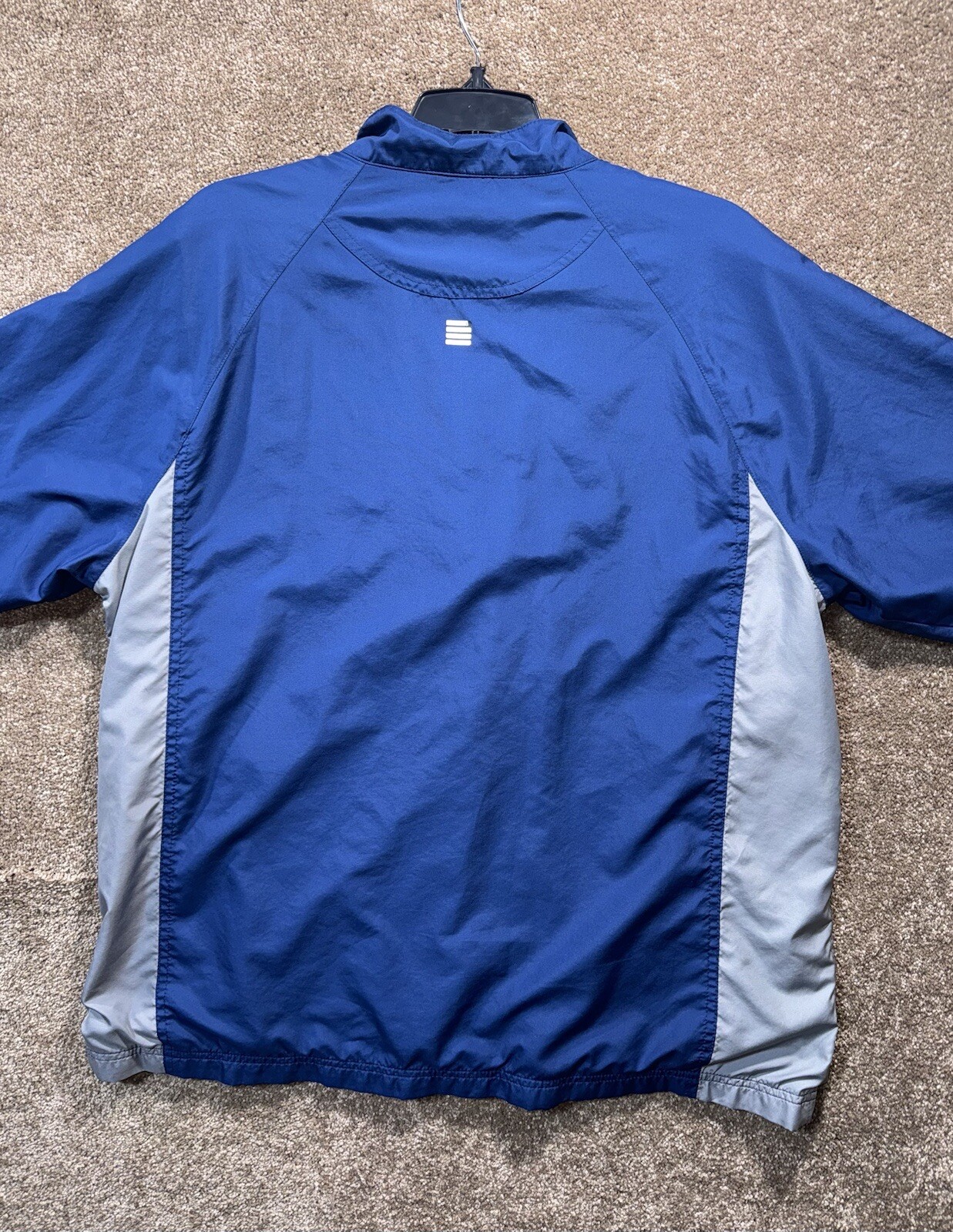 Lands End Men’s Rain Jacket Windbreaker Large 42-44 – Blue Gray
