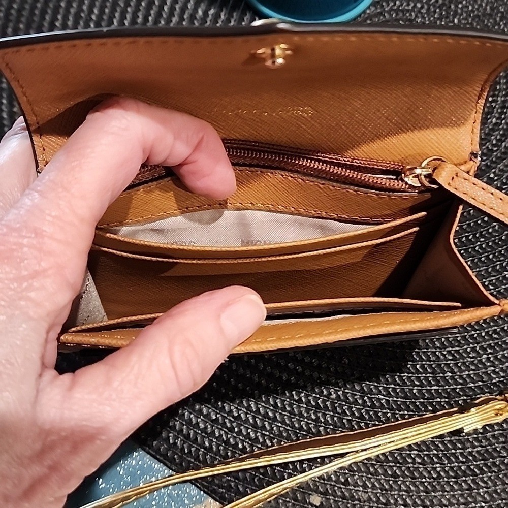 Michael Kors Honey Wheat Card Holder