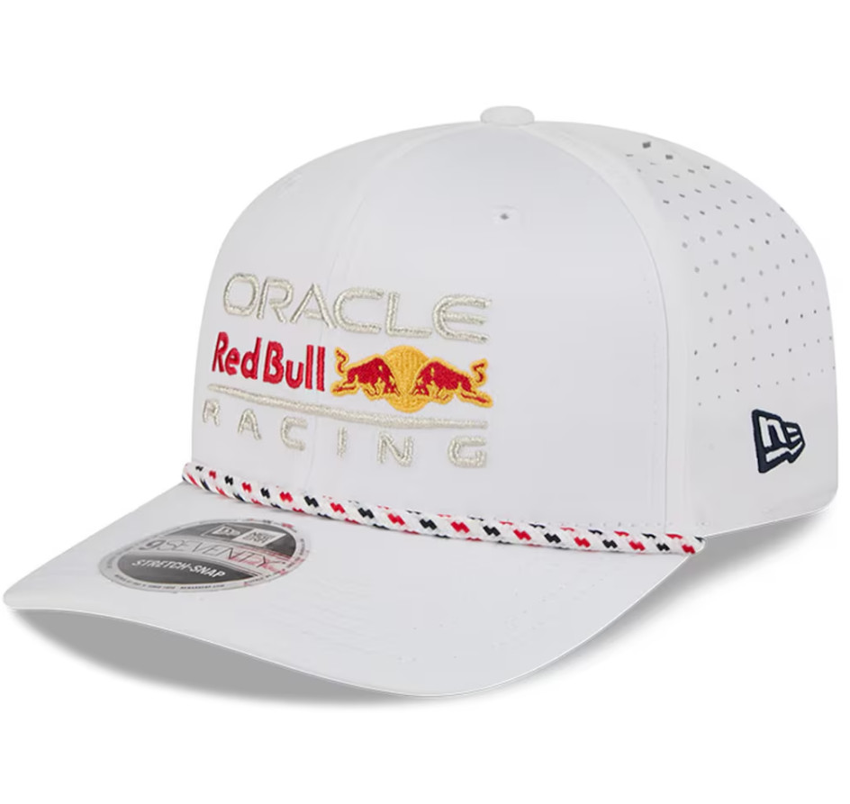 Red Bull Racing New Era Sport 9SEVENTY Adjustable Hat – White