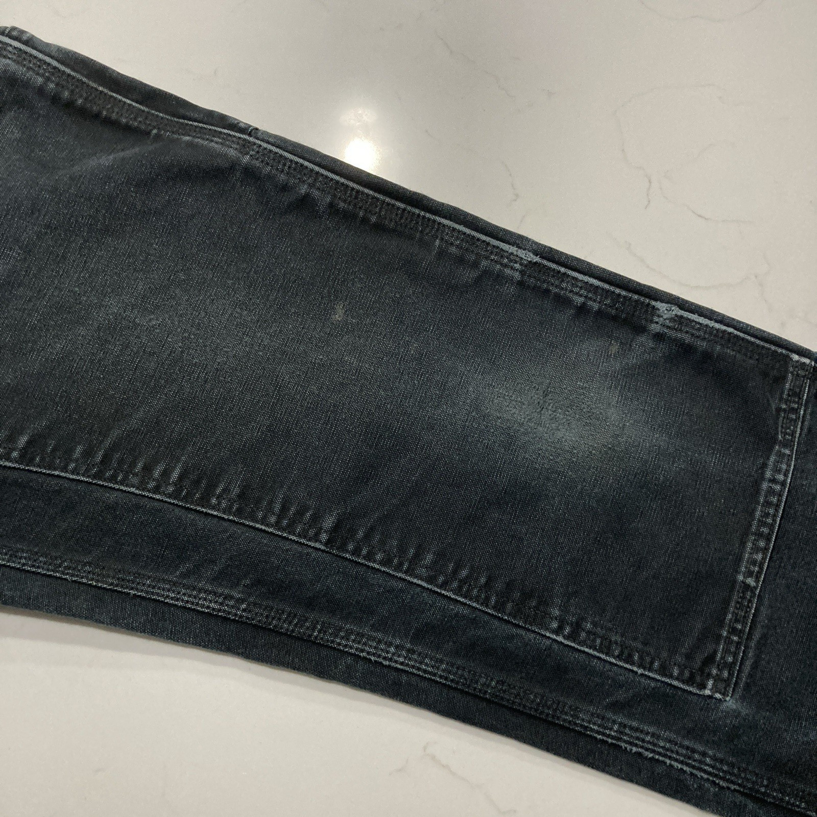 Carhartt B01 BLK Double Knee Work Pants Mens 32×34 (Fits 30×32) Faded Distressed