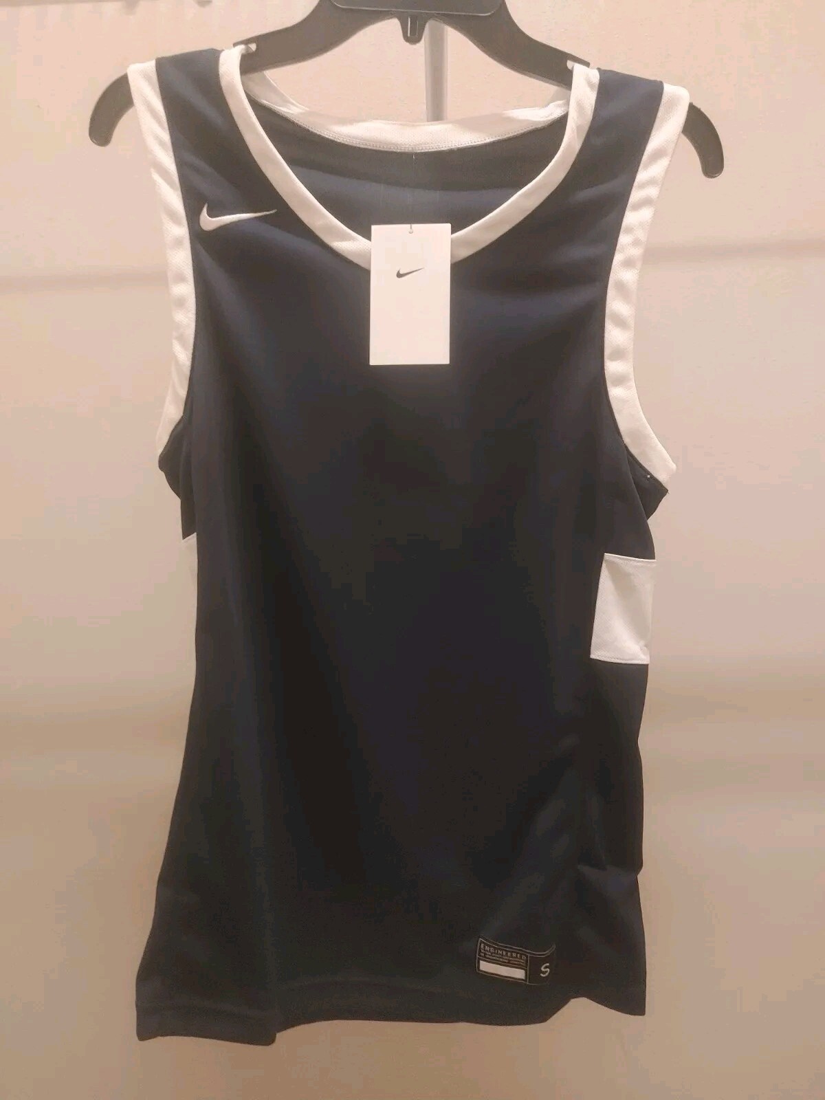 NWT NIKE ENGINEERED FADEAWAY DRI-FIT JERSEY NAVY/WHITE CQ4349-420 Sz M