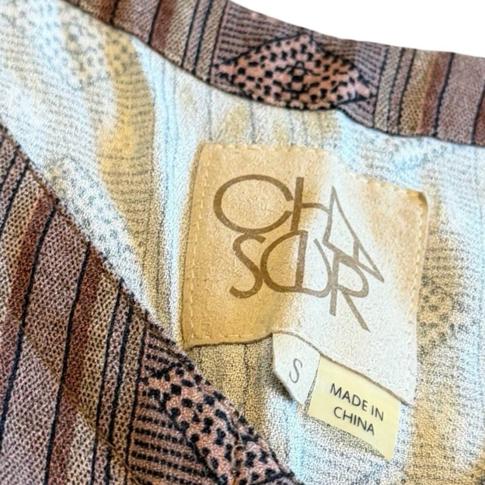 Chaser Tribal Print Romper Shorts Mini Length Spaghetti Strap Size Small Women’s